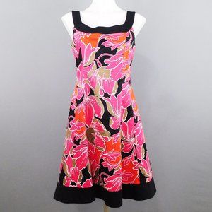 Cato Women Dress Black Red Pink